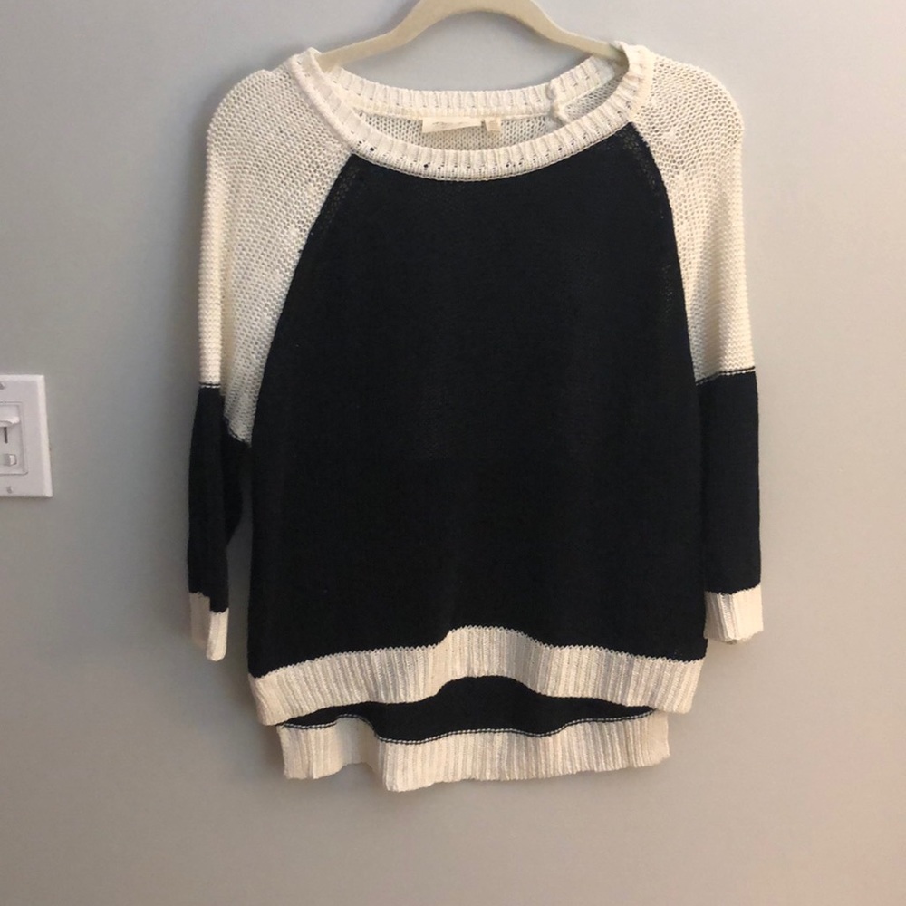 Black and White Sweater by RD  Style